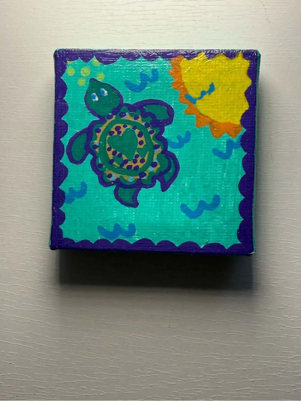 Handmade Folk Art Colorful Boho Animal Magnet- choose 1